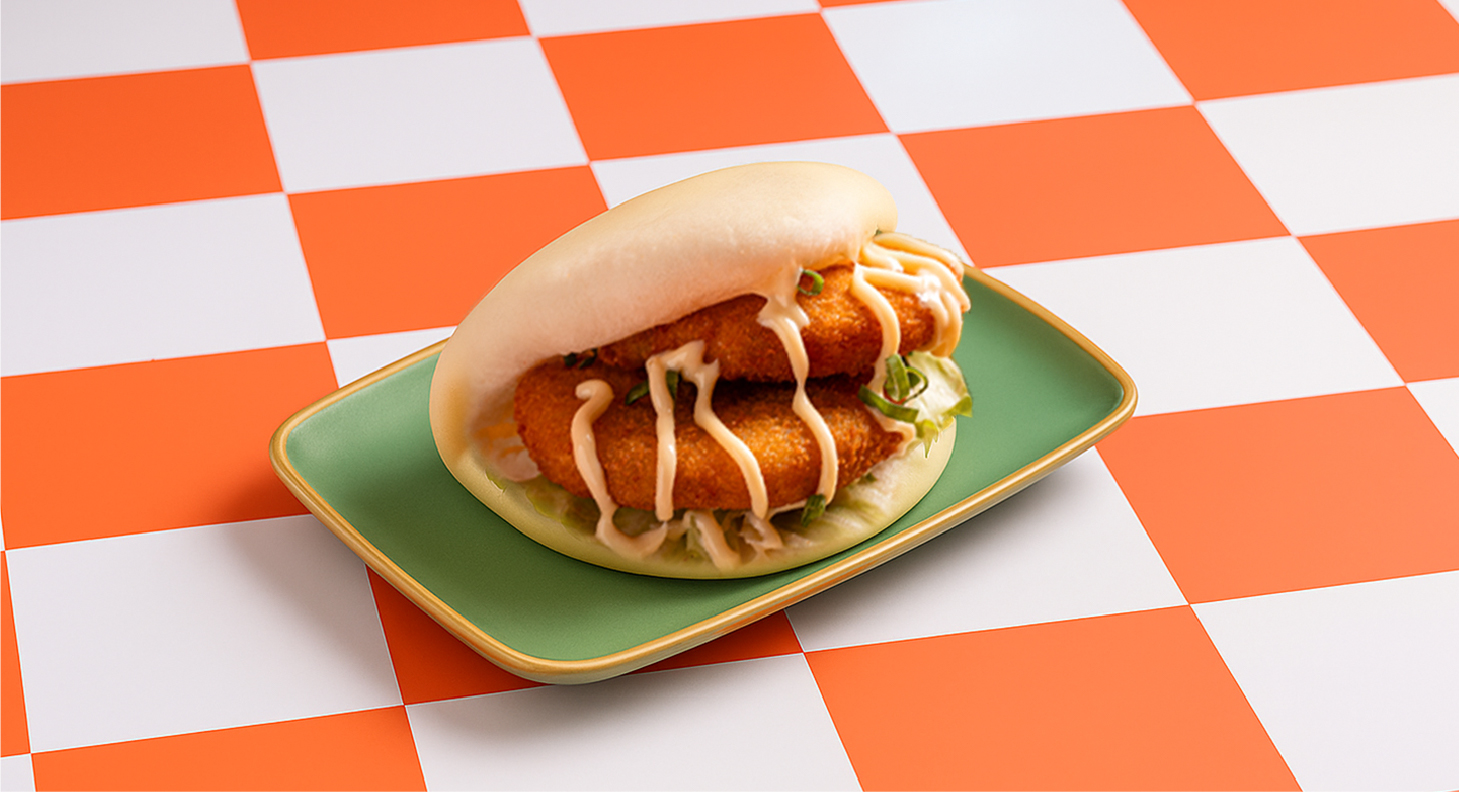 CRISPY VEG PATTY BAO