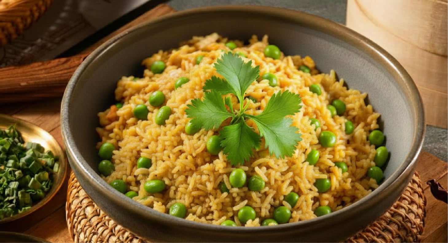 Veg Edamame Fried Rice (Full)