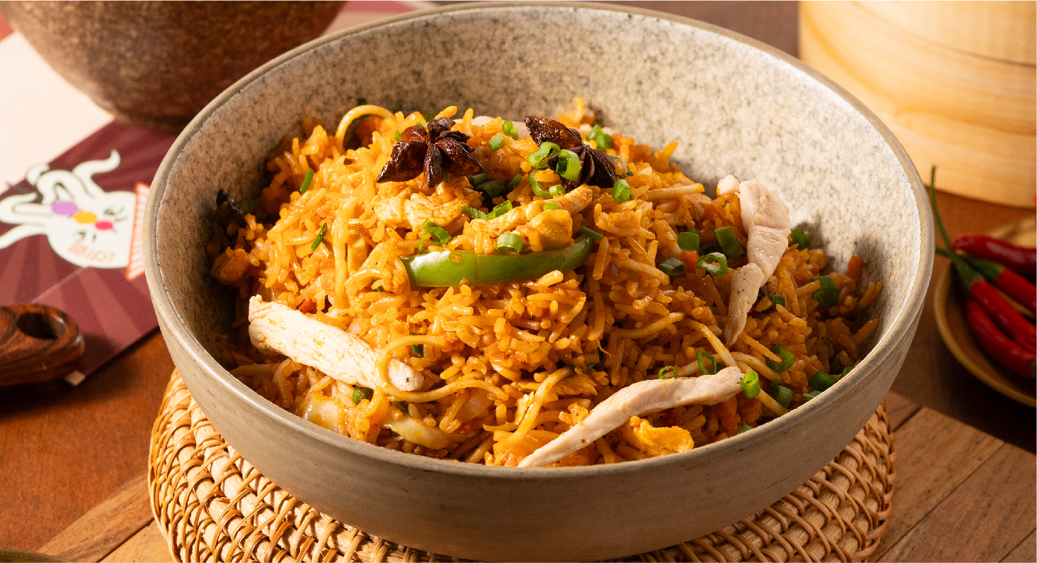 Non Veg Triple Schezwan Fried Rice (Full)
