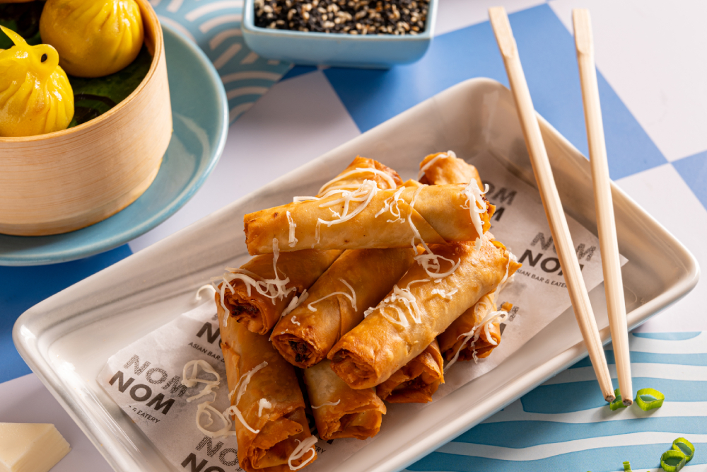 Veg Cheese Spring Rolls